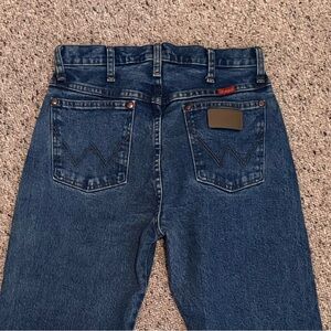 Wrangler Dark Blue Straight Jeans